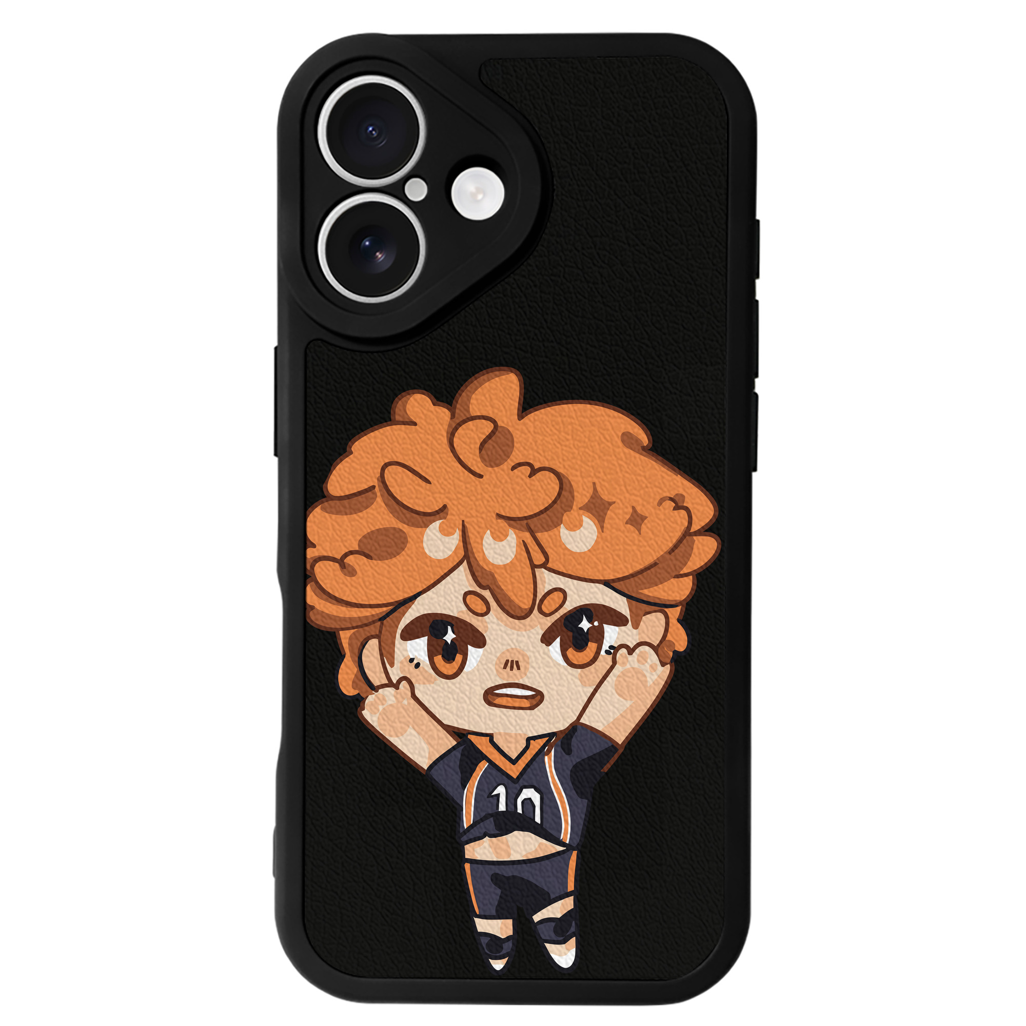 （画像用） ハイキュー!! Haikyu!! 【iPhone 16シリーズ対応】シリコンスマホケース（レザー調） 材質：シリコン